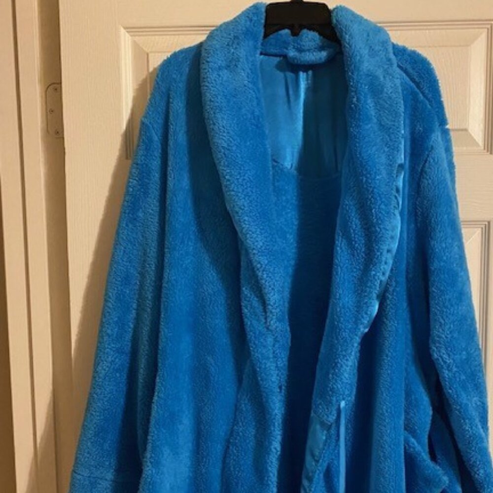 Baby Blue Long Robe